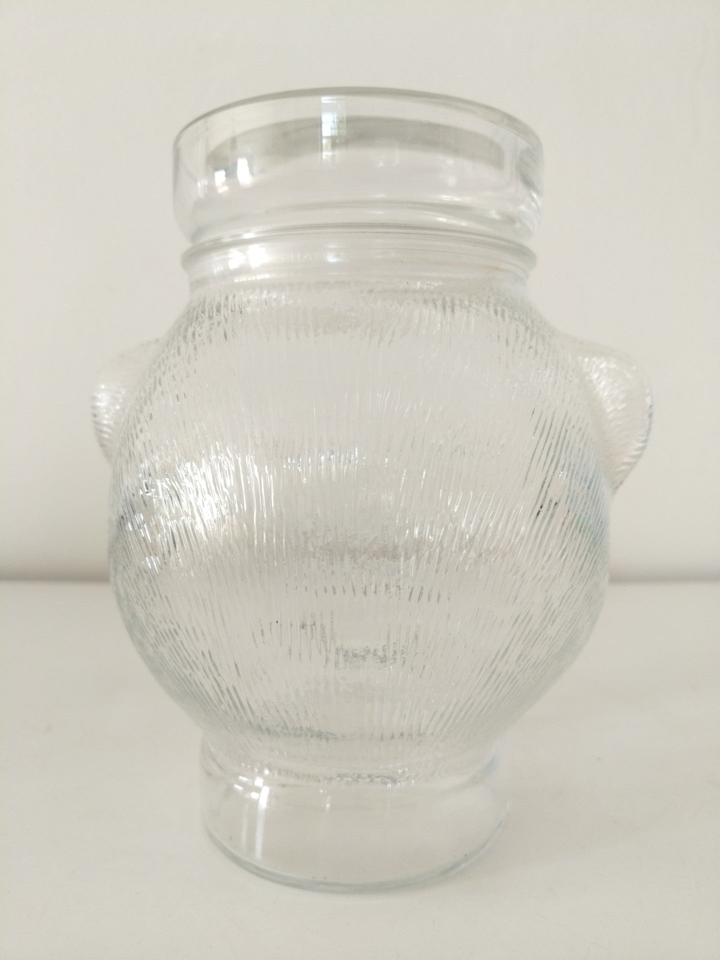 Bonbonnière/ bocal/ pot en verre tête d'ours 🐻