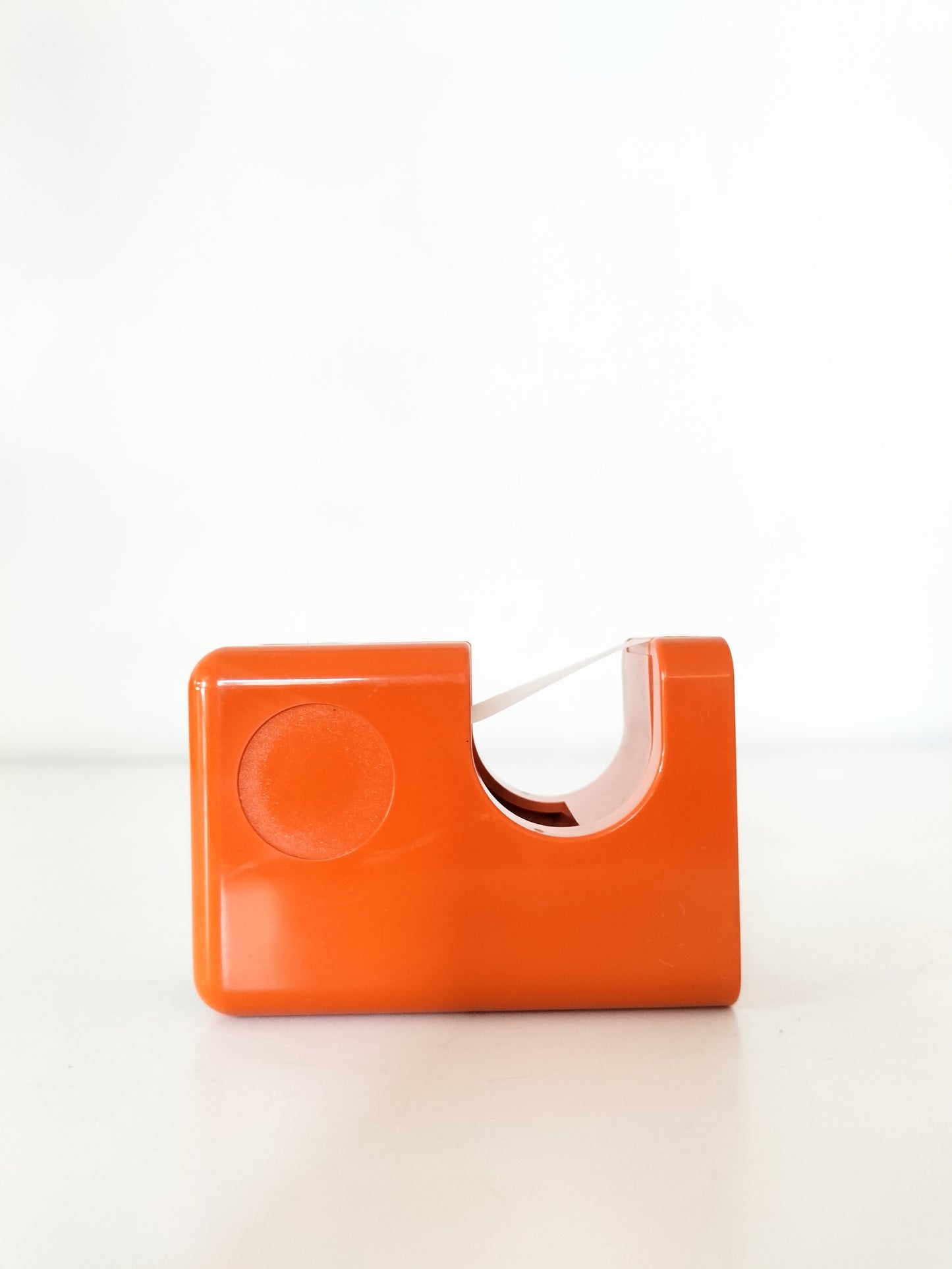 Dérouleur de papier collant en plastique orange