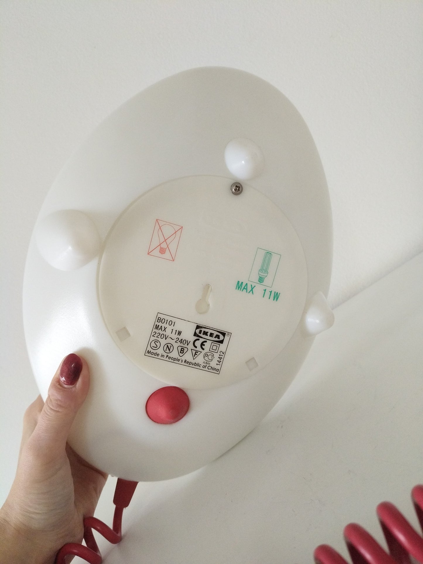 Lampe de table ou murale ovni Löv par Hagberg pour Ikea années 90-2000