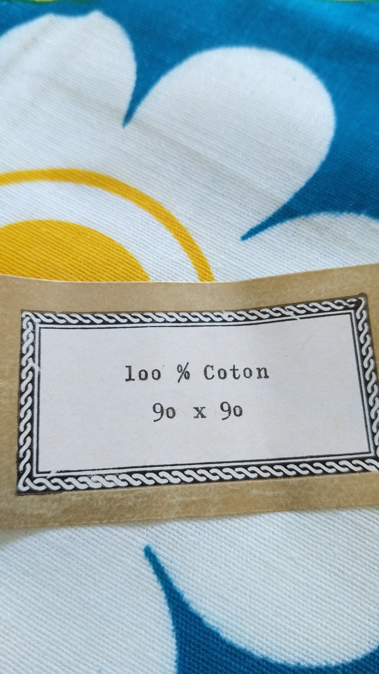 Petite nappe carrée en coton