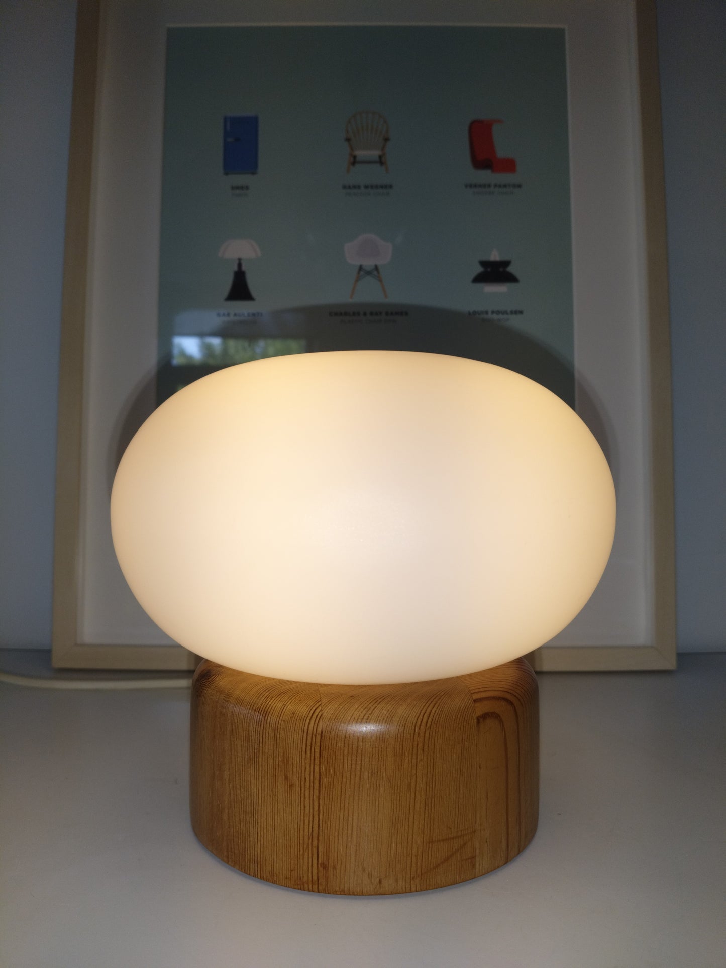 Lampe de table Bestform Freudenberg Allemagne 70's