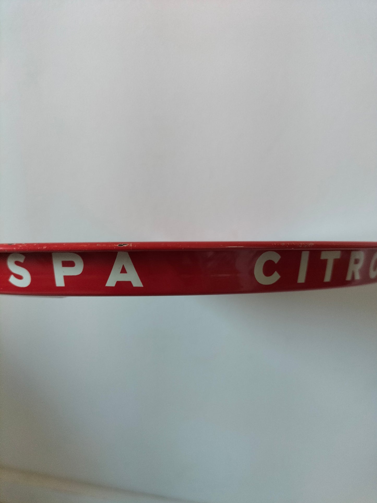 Ancien plateau métallique publicitaire Spa Monopole Spa Orangina Spa Citron Spa Reine