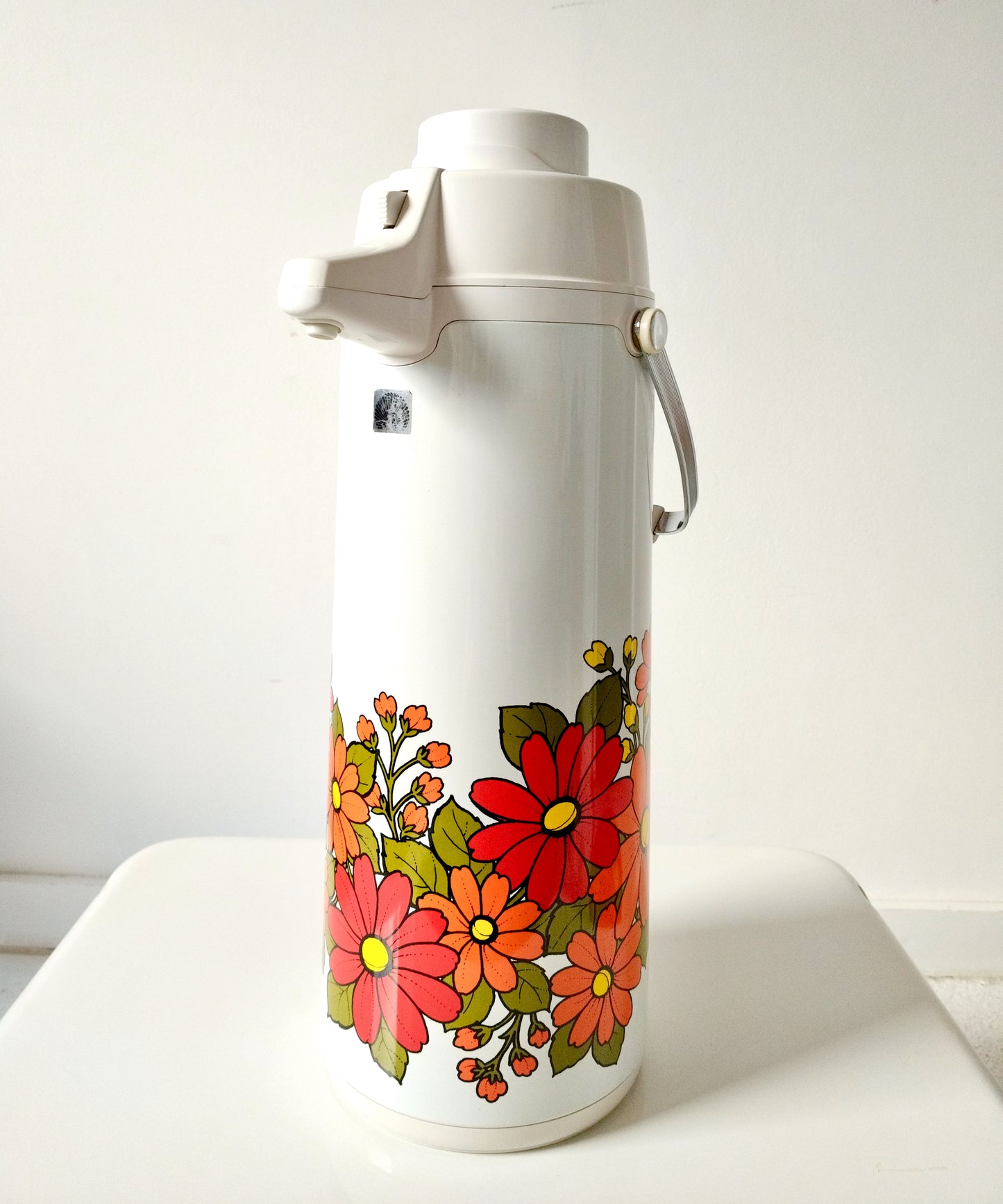Grand thermos à pompe pivotant 2,5l Peacock Air Pot Japan