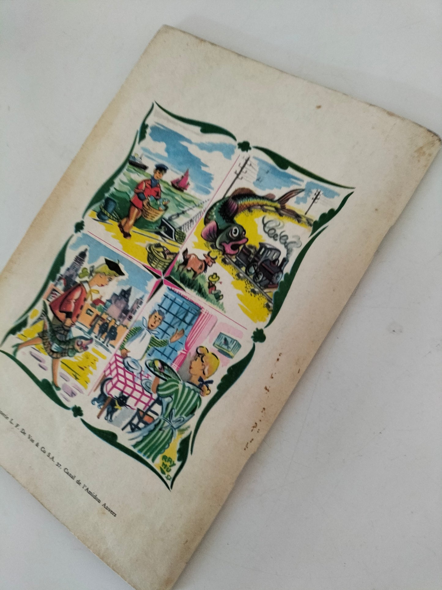 Ancien livre de recettes " mangez du poisson "