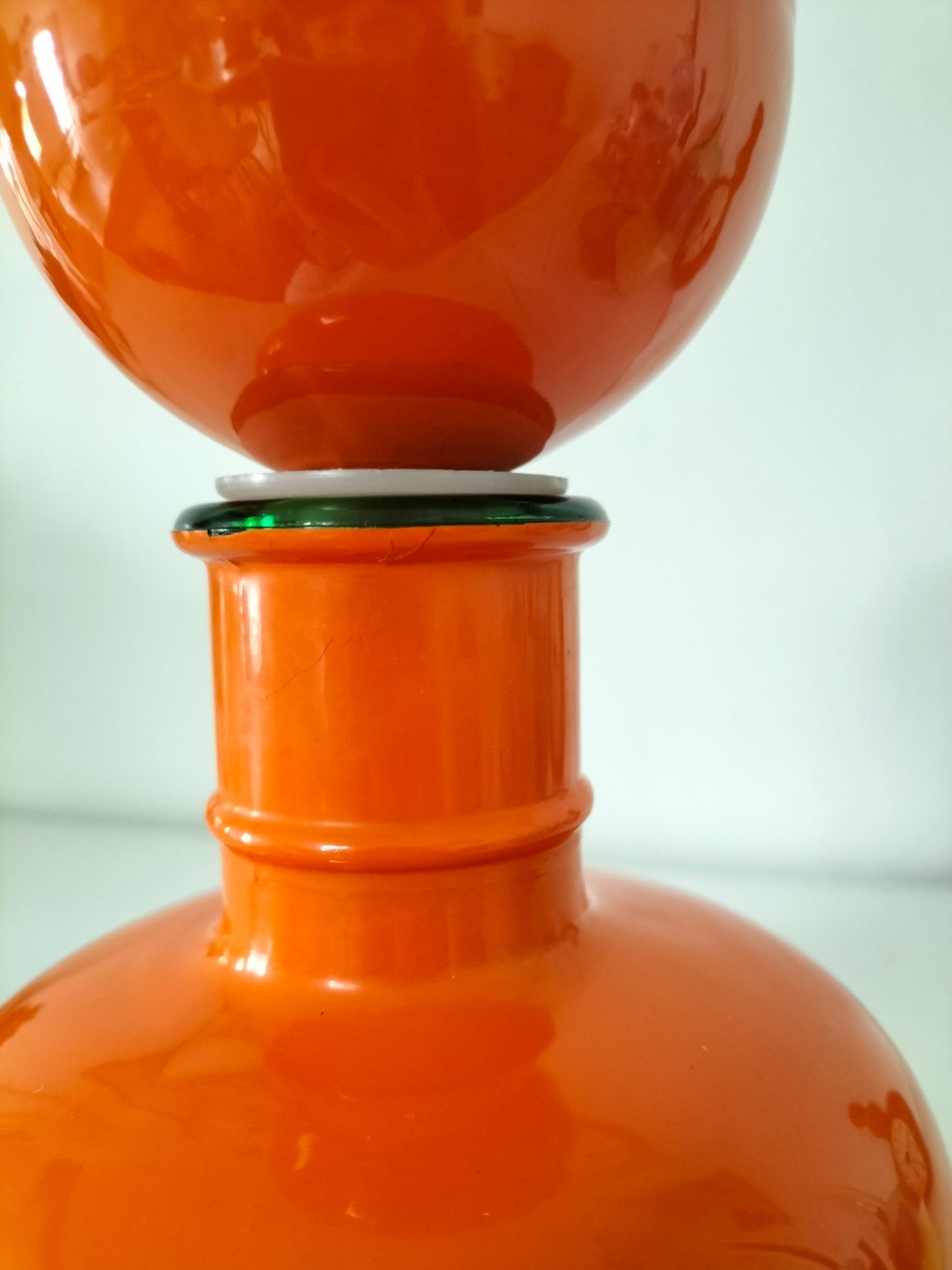 Grosse bouteille/ carafe Lacrima Christi par Becarro Italy à l'unité