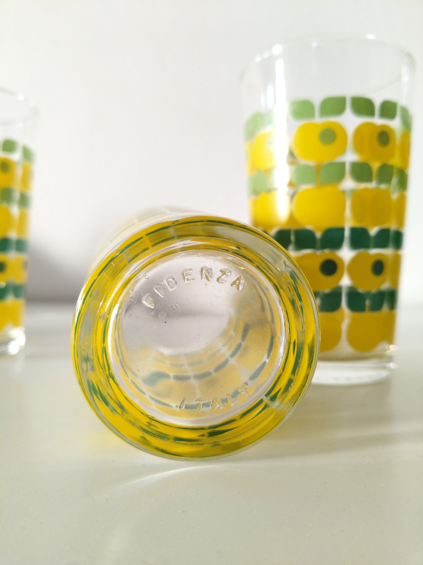 Set de 4 verres 🍏 Fidenza Italy