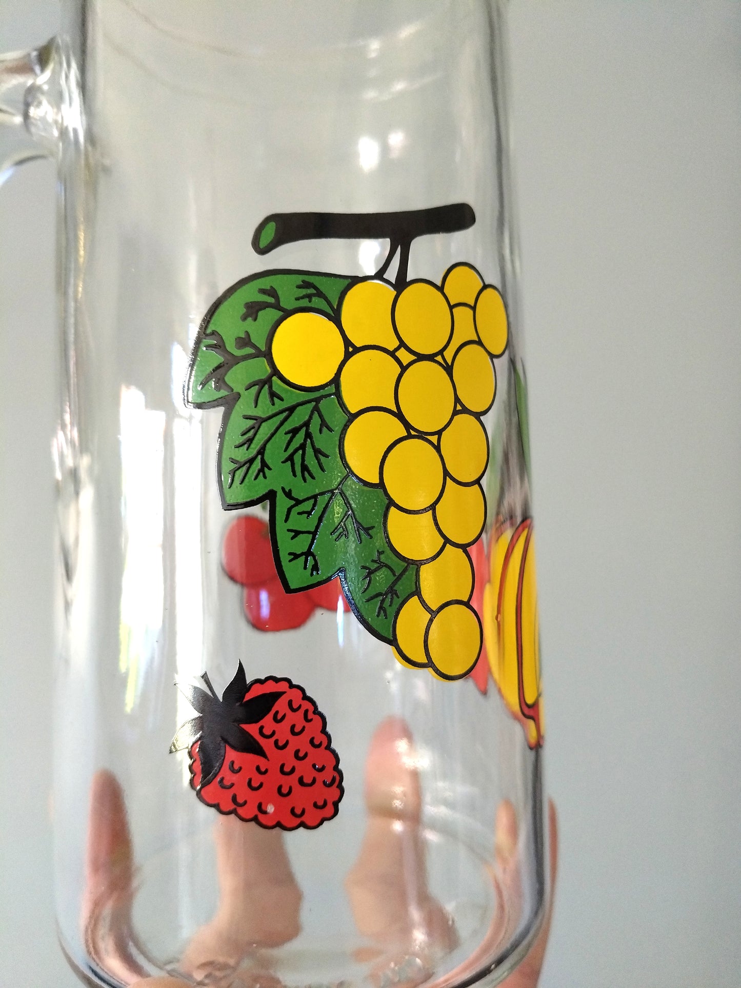 Carafe cruche pichet vintage en verre itlay