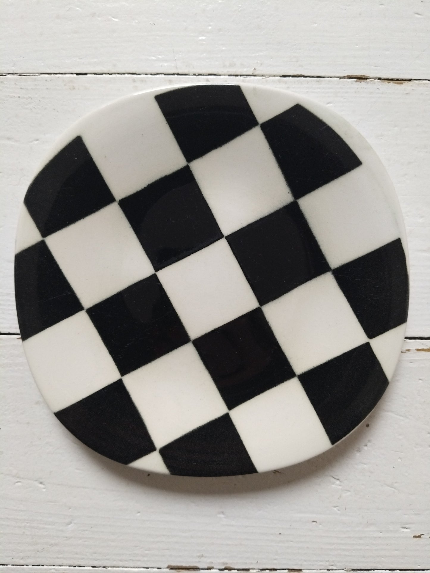 Petite assiette/ soucoupe Boch La Louvière Damier au choix