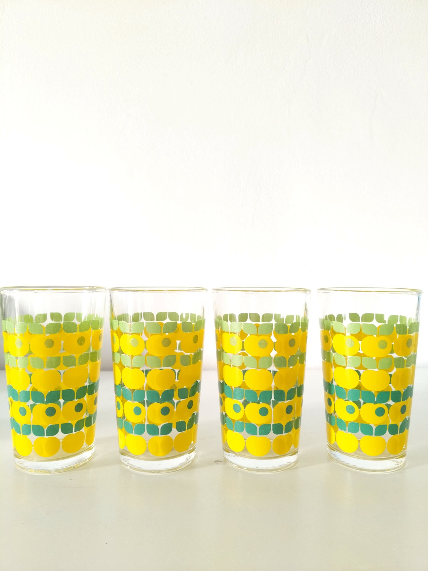 Set de 4 verres 🍏 Fidenza Italy