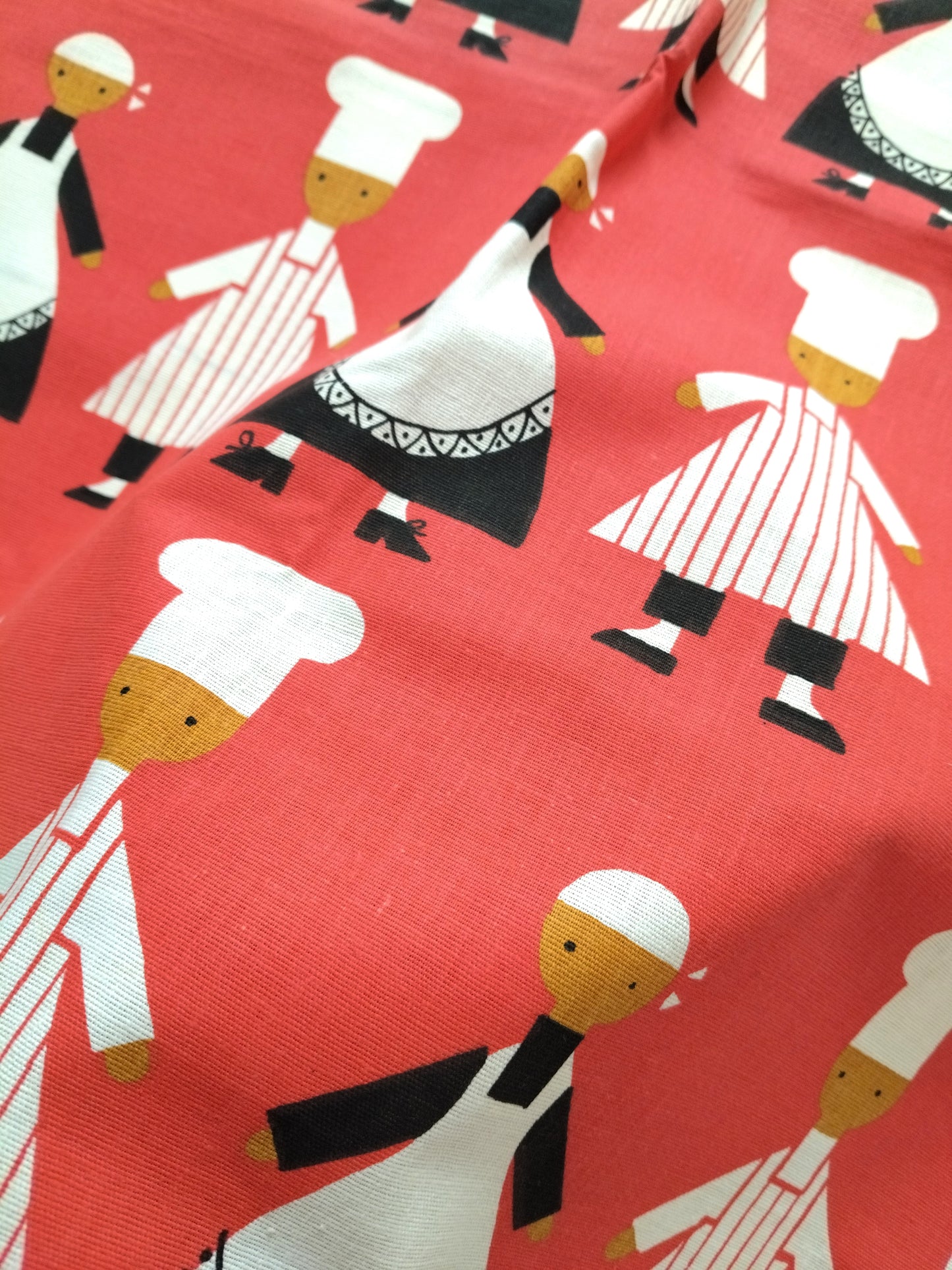 Petite nappe rectangulaire tissu " kökschef " de Aune Laukkanen pour Almedahls Suède ! Laetitia !