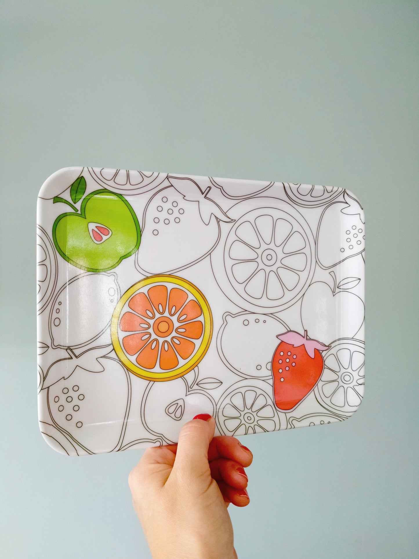 Petit plateau en plastique