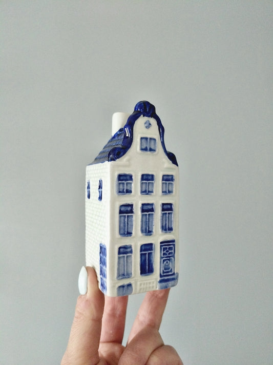 Maison hollandaise miniature en Bleu de Delft - cetaitmieuxavant