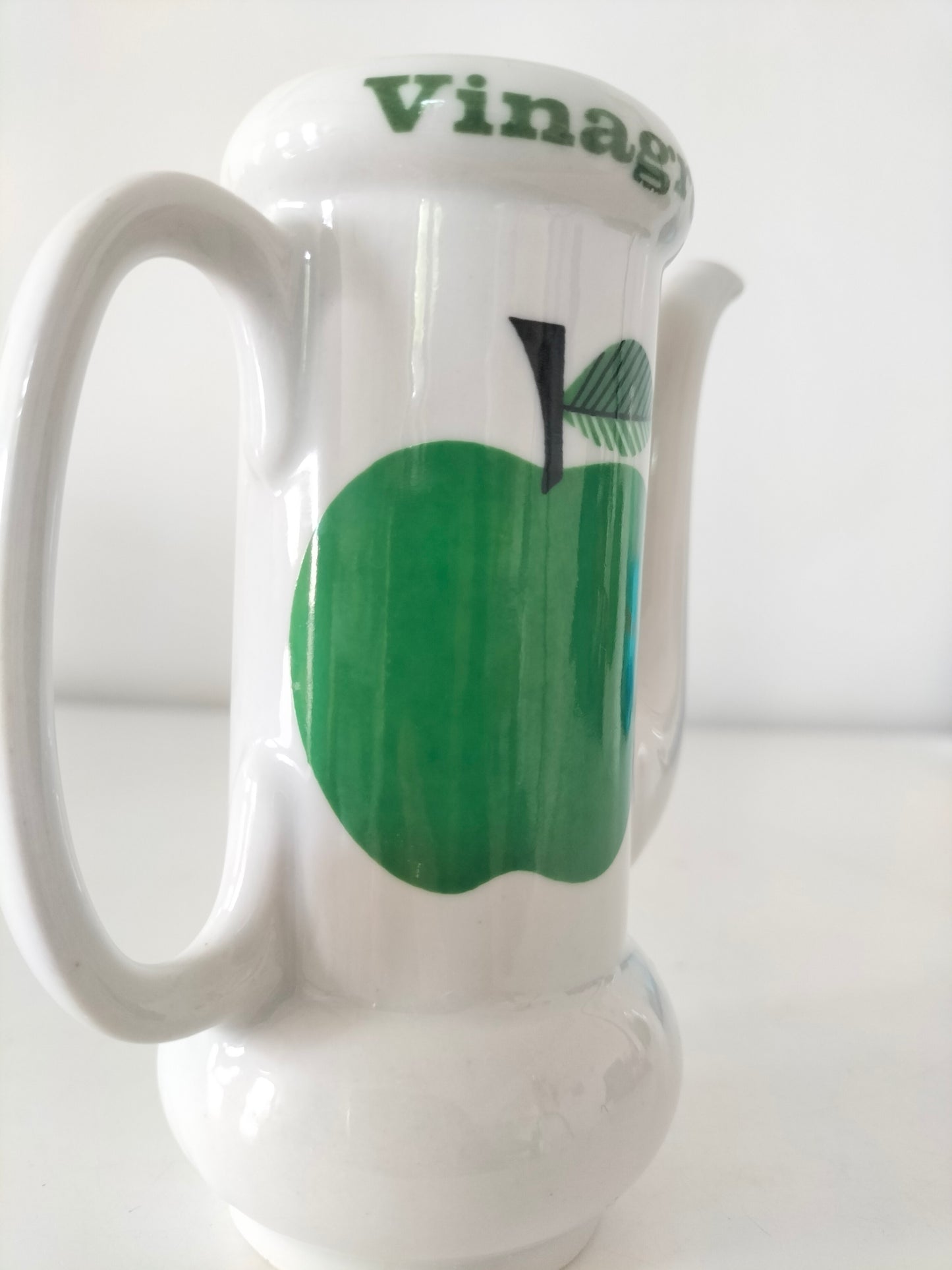 Ensemble huilier et vinaigrier 🍏 en porcelaine Herrandiz Spain