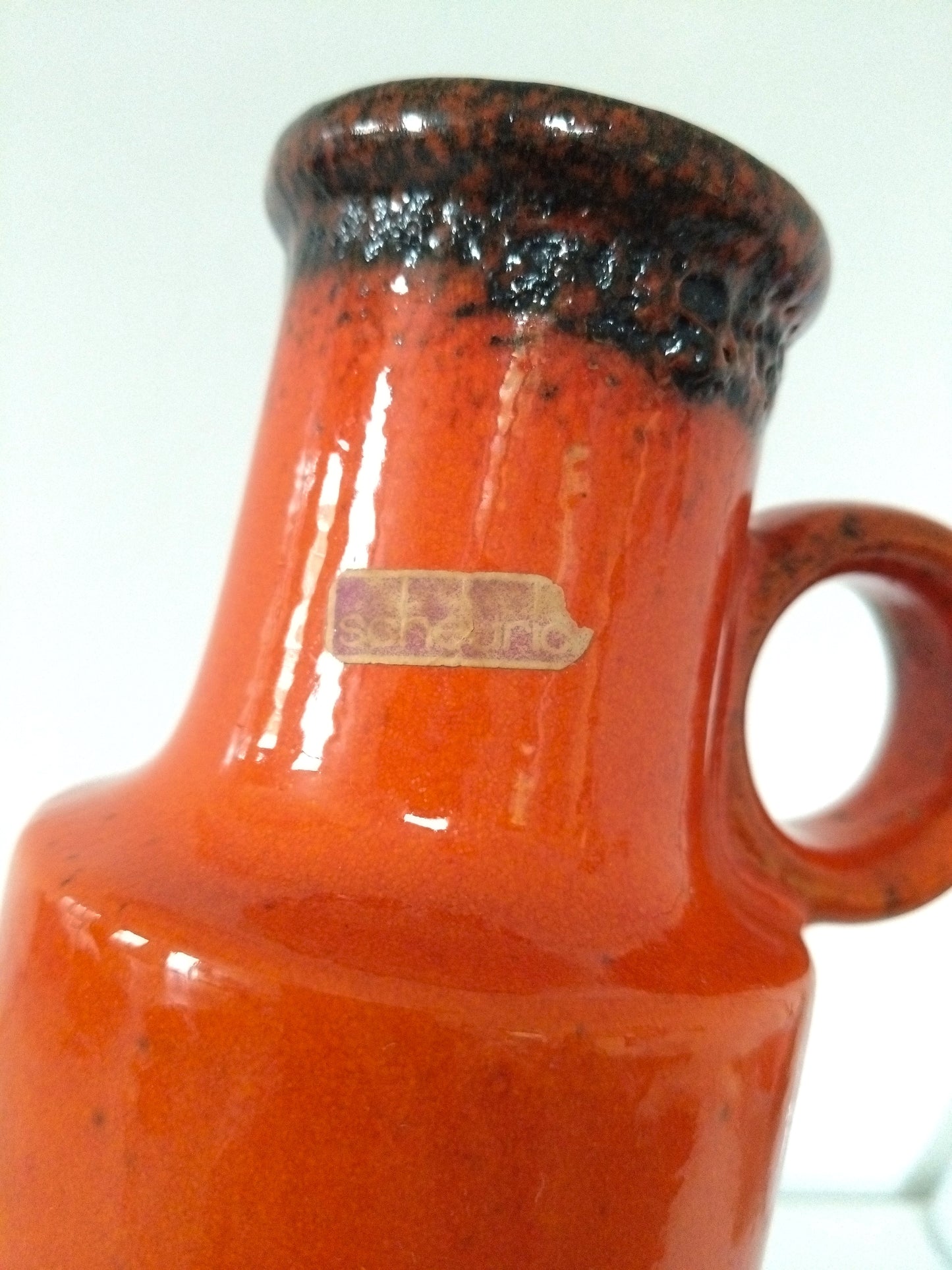 Grand vase en céramique 401-28 Scheurich West Germany