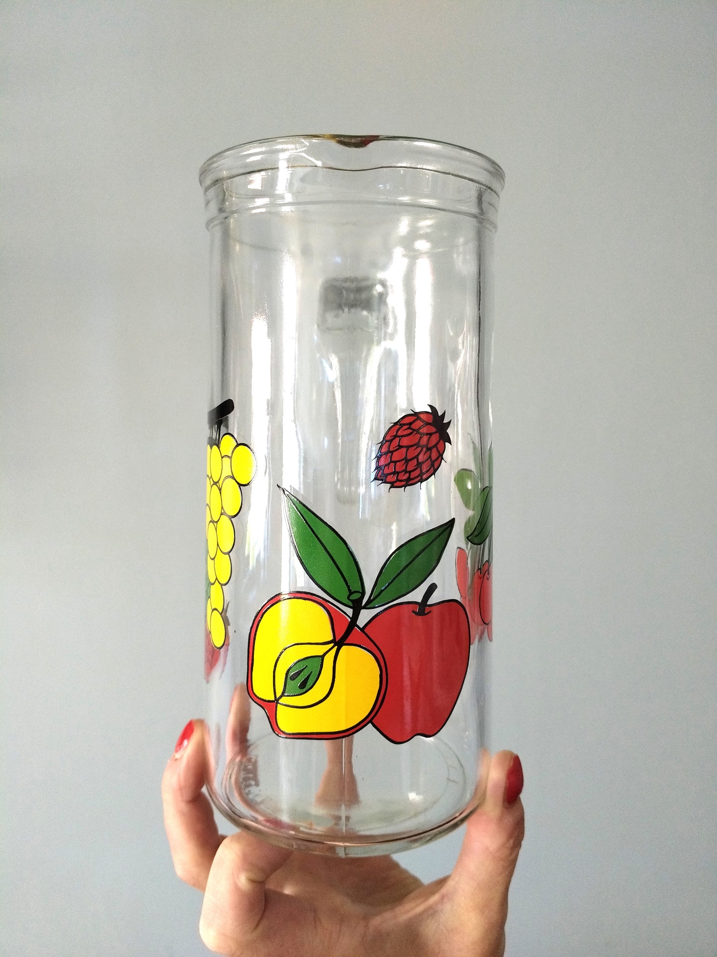 Carafe cruche pichet vintage en verre itlay