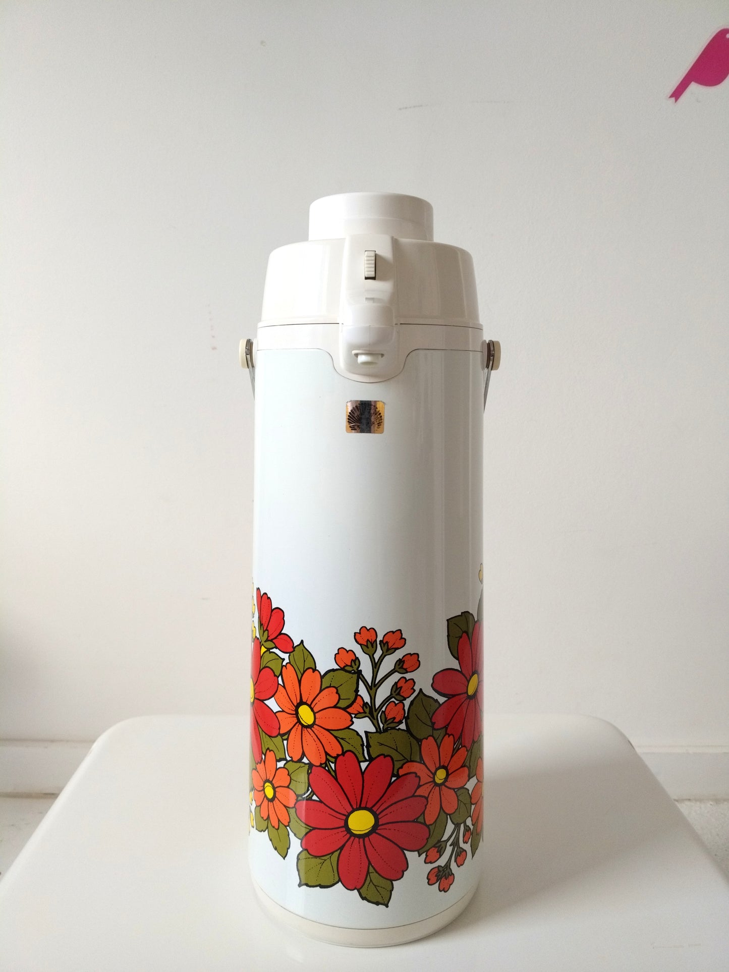 Grand thermos à pompe pivotant 2,5l Peacock Air Pot Japan
