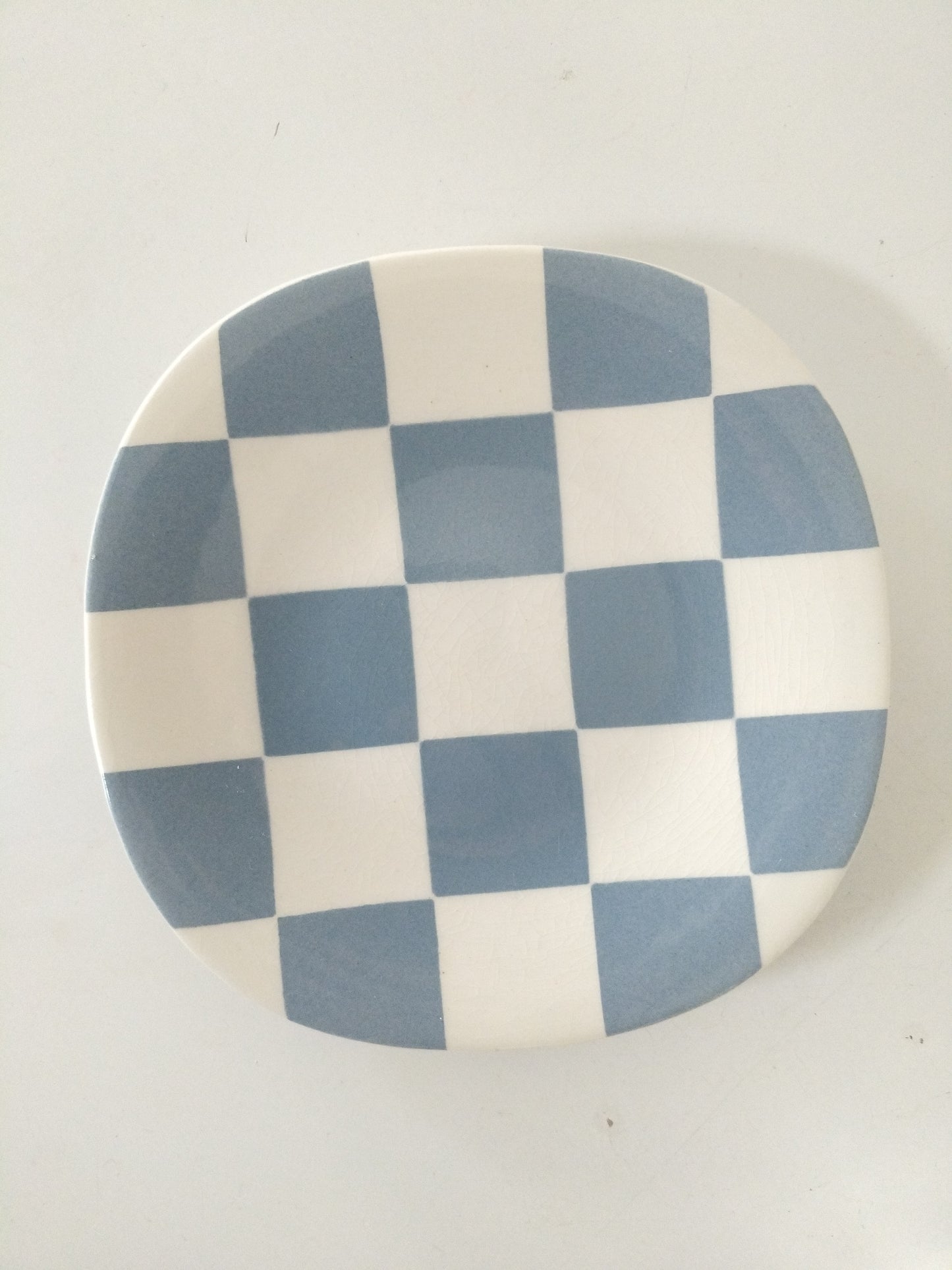 Ensemble tasse + soucoupe Boch La Louvière Damier au choix