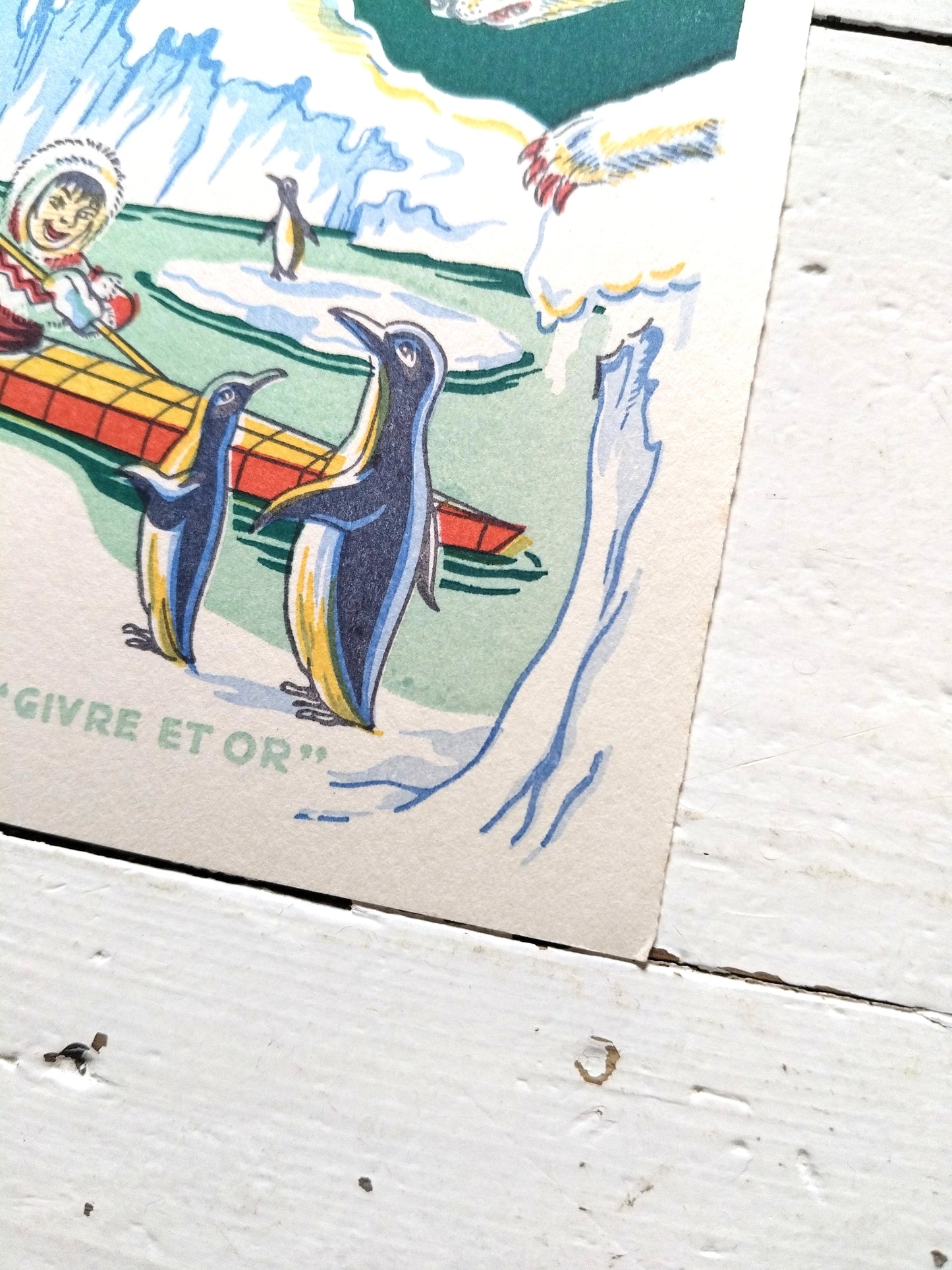 Ancien buvard publicitaire moutarde Amora