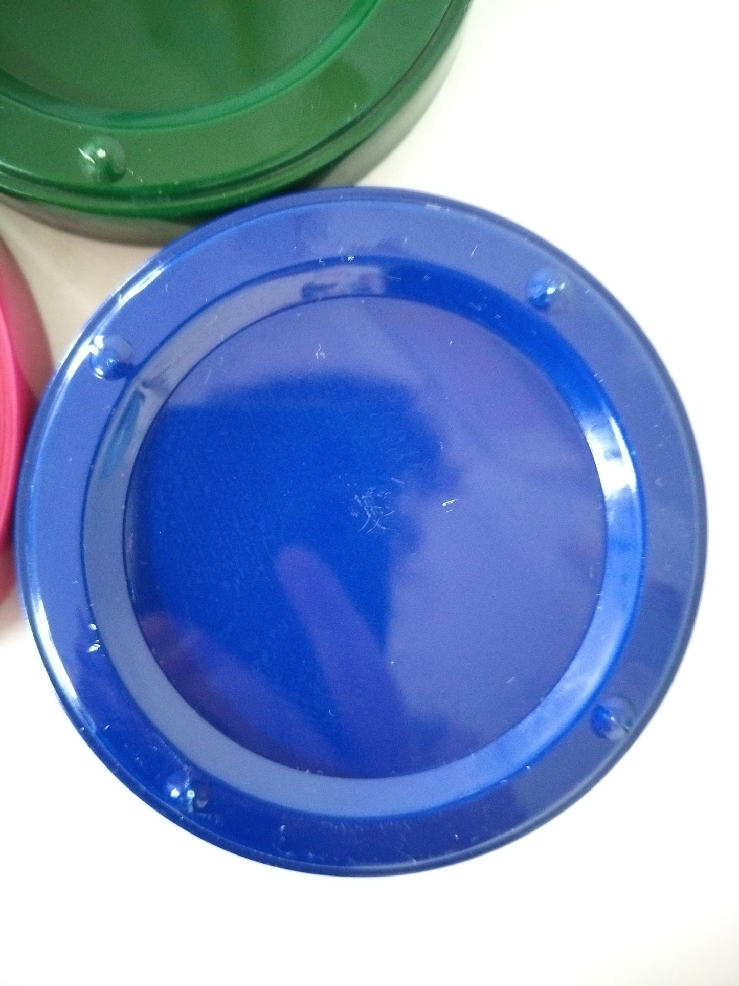 Ensemble de 3 mini plateaux/ dessous de verres/ dessous de bouteilles métallique Simel !!! priorité à Marie-Laure !!!