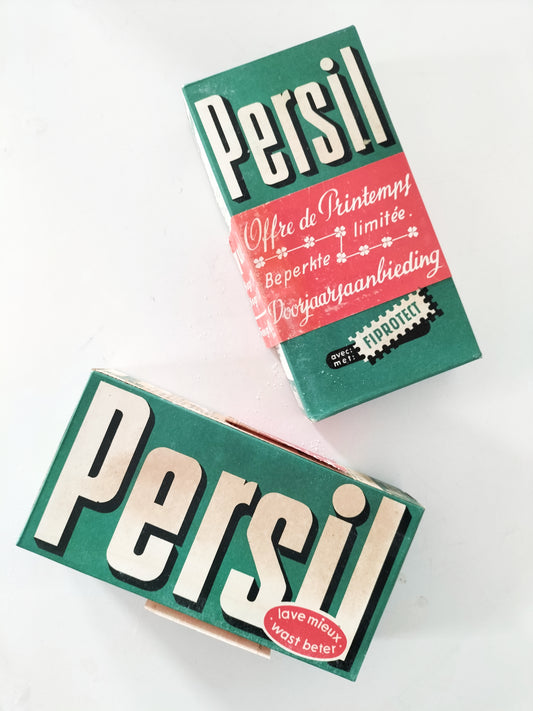 Ancienne boîte de lessive Persil (à l'unité)