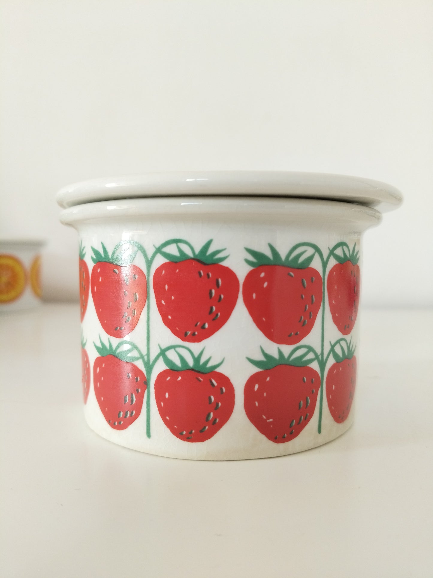 Pot à confiture/ bocal Arabia Pomona Finland au choix