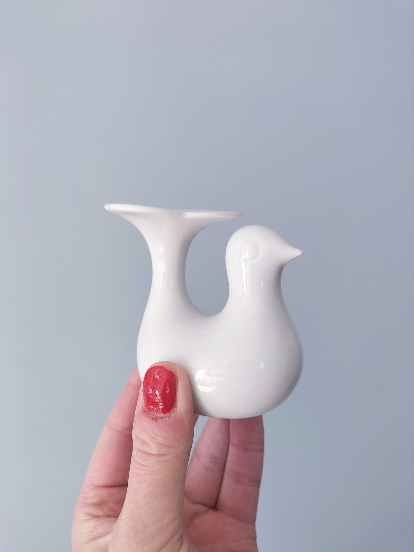 Bougeoir/ porte-bijoux colombe en porcelaine Arzberg