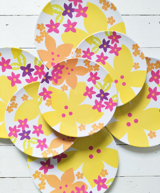 Ensemble de 7 assiettes en plastique Zak Designs