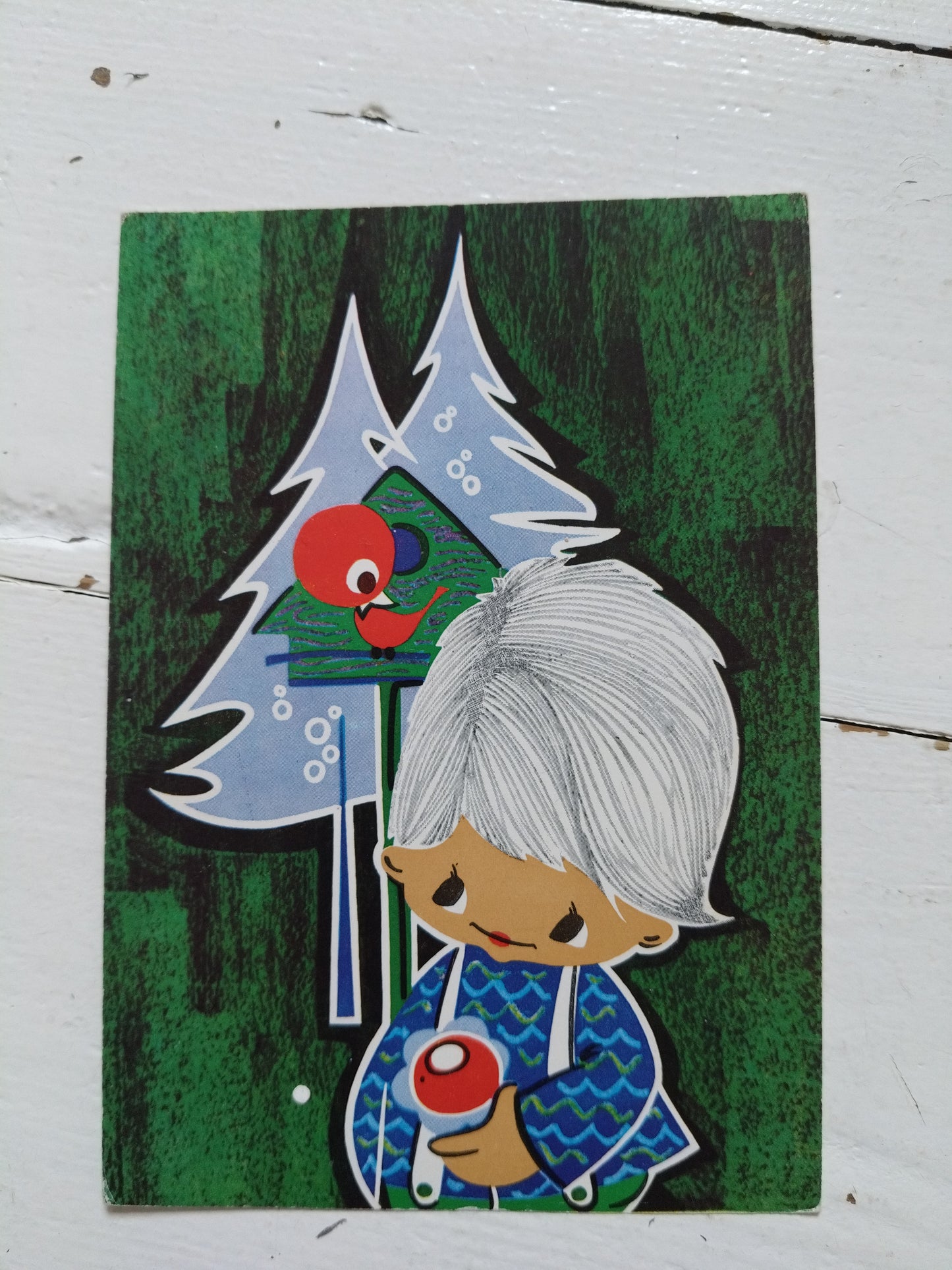 Ancienne carte postale illustration Jaklien Moerman