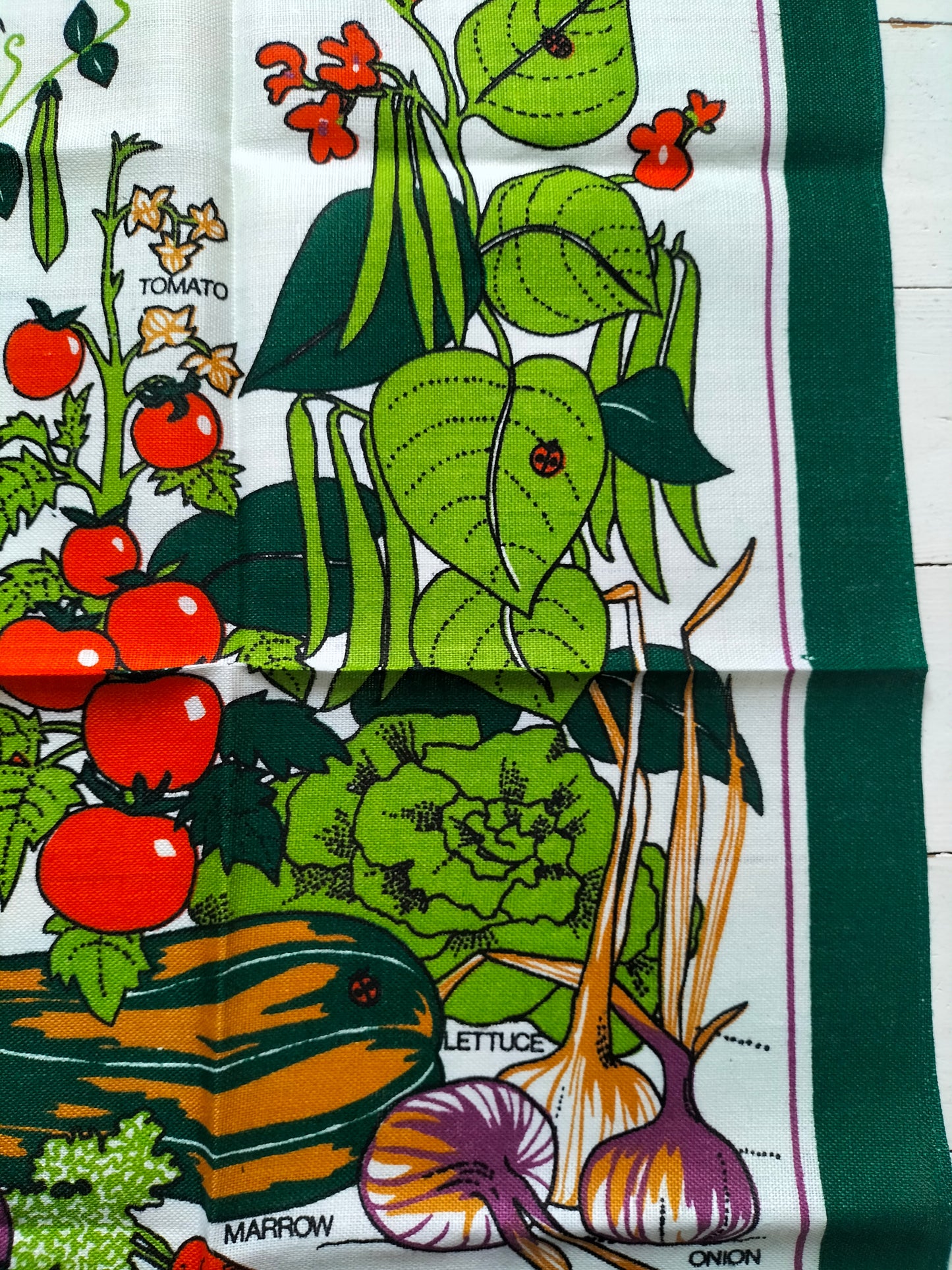 Torchon de cuisine "vegetable garden" en lin Ireland