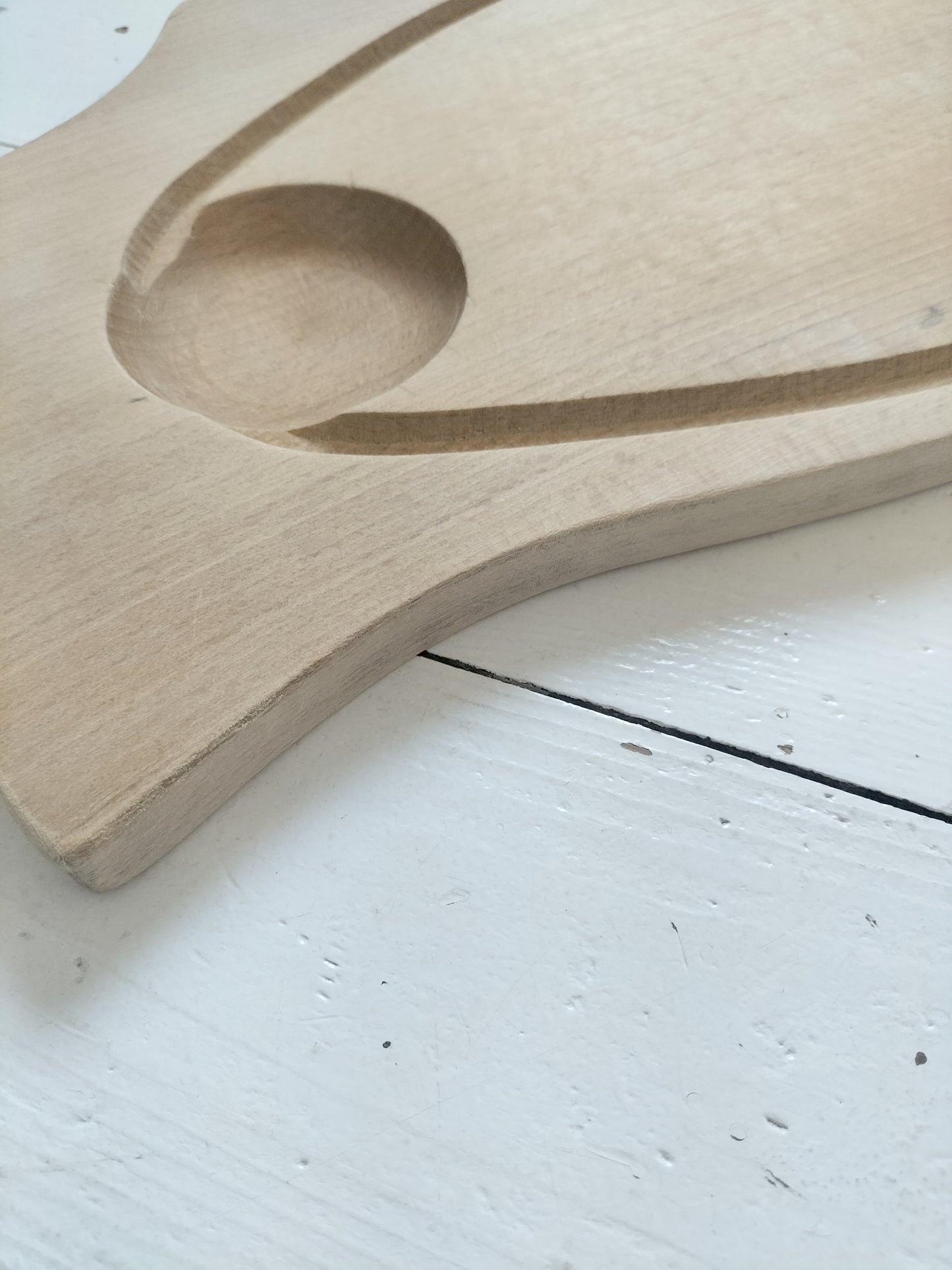 Ancienne grande planche à découper ou de service 🐖 en bois