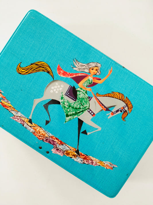 Ancienne boîte métallique publicitaire Superchocolat Jacques