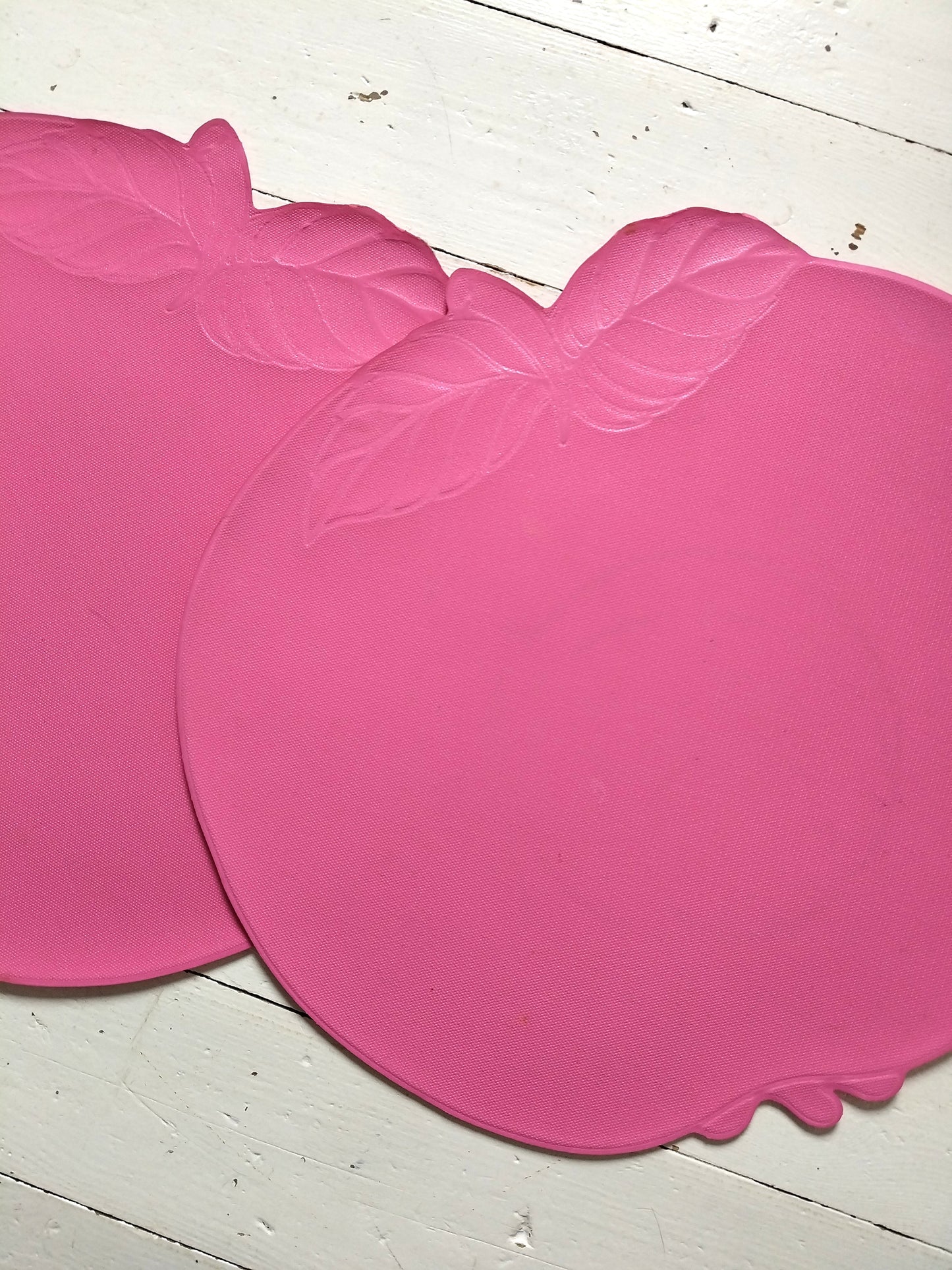 Duo de sets de table pomme en vinyl