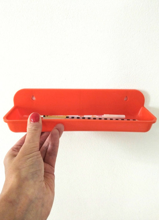 Petit rangement mural orange Plastics L&L !à l'unité!