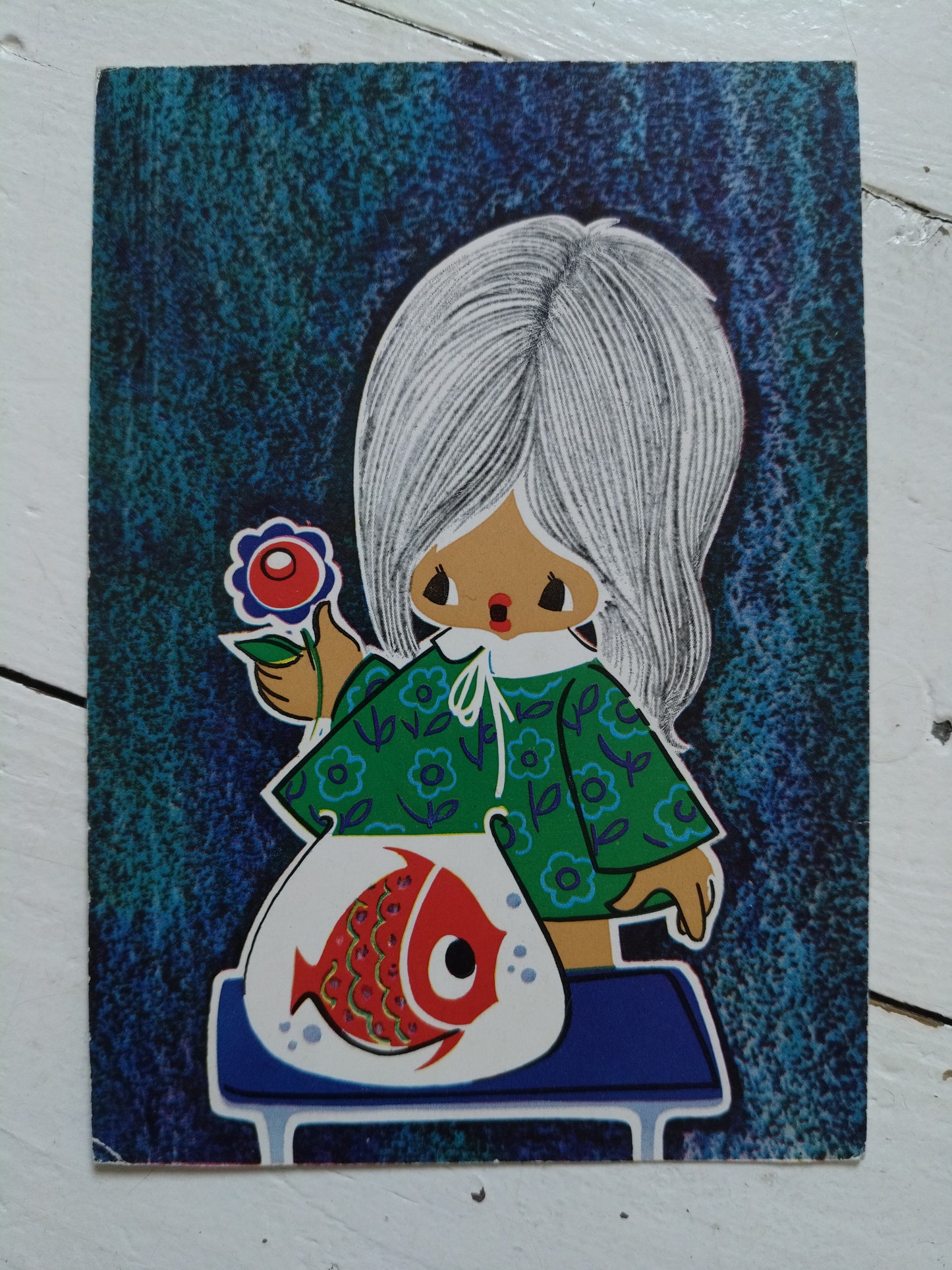 Ancienne carte postale illustration Jaklien Moerman