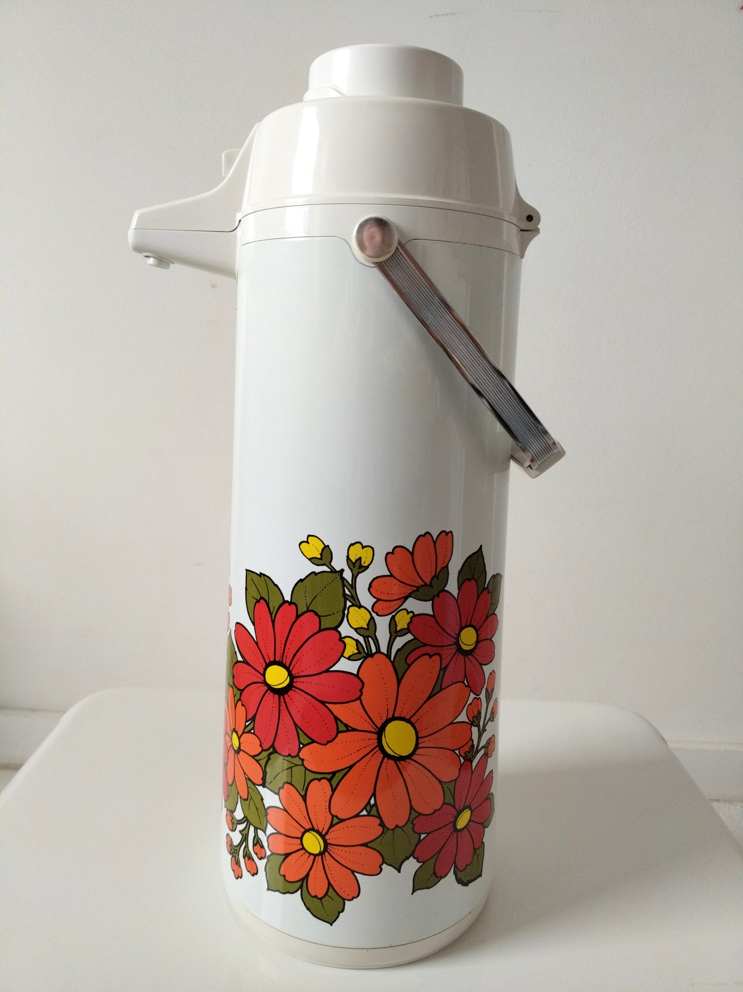 Grand thermos à pompe pivotant 2,5l Peacock Air Pot Japan