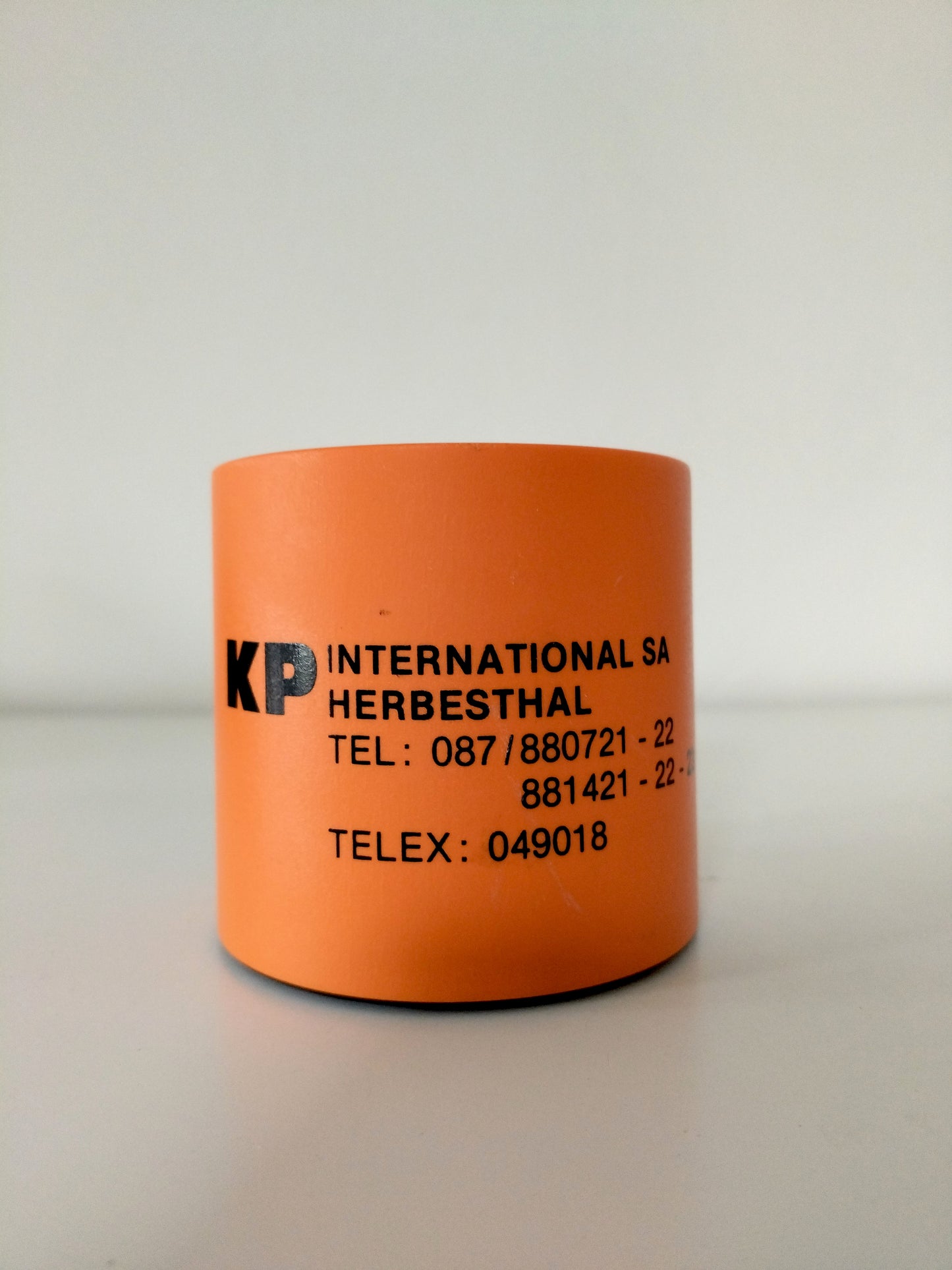 Organisateur de bureau en plastique orange