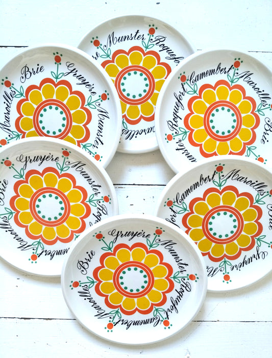 Set de 6 assiettes à fromage Boch