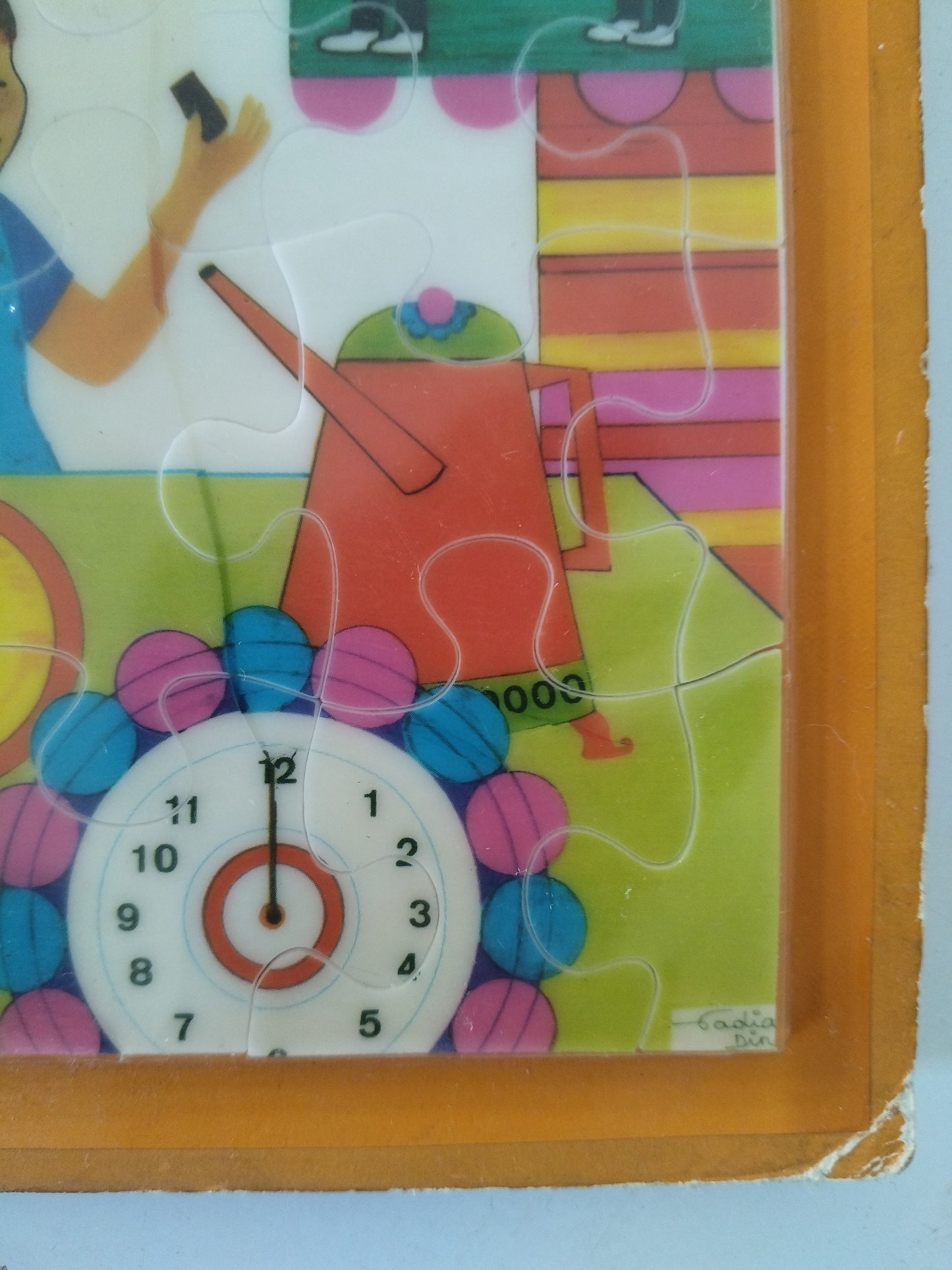 Puzzle premier âge en plastique Caroline et Frédéric