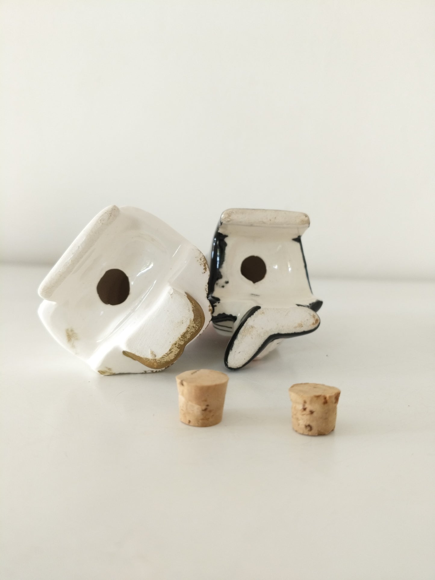 Duo salière et poivrière en céramique