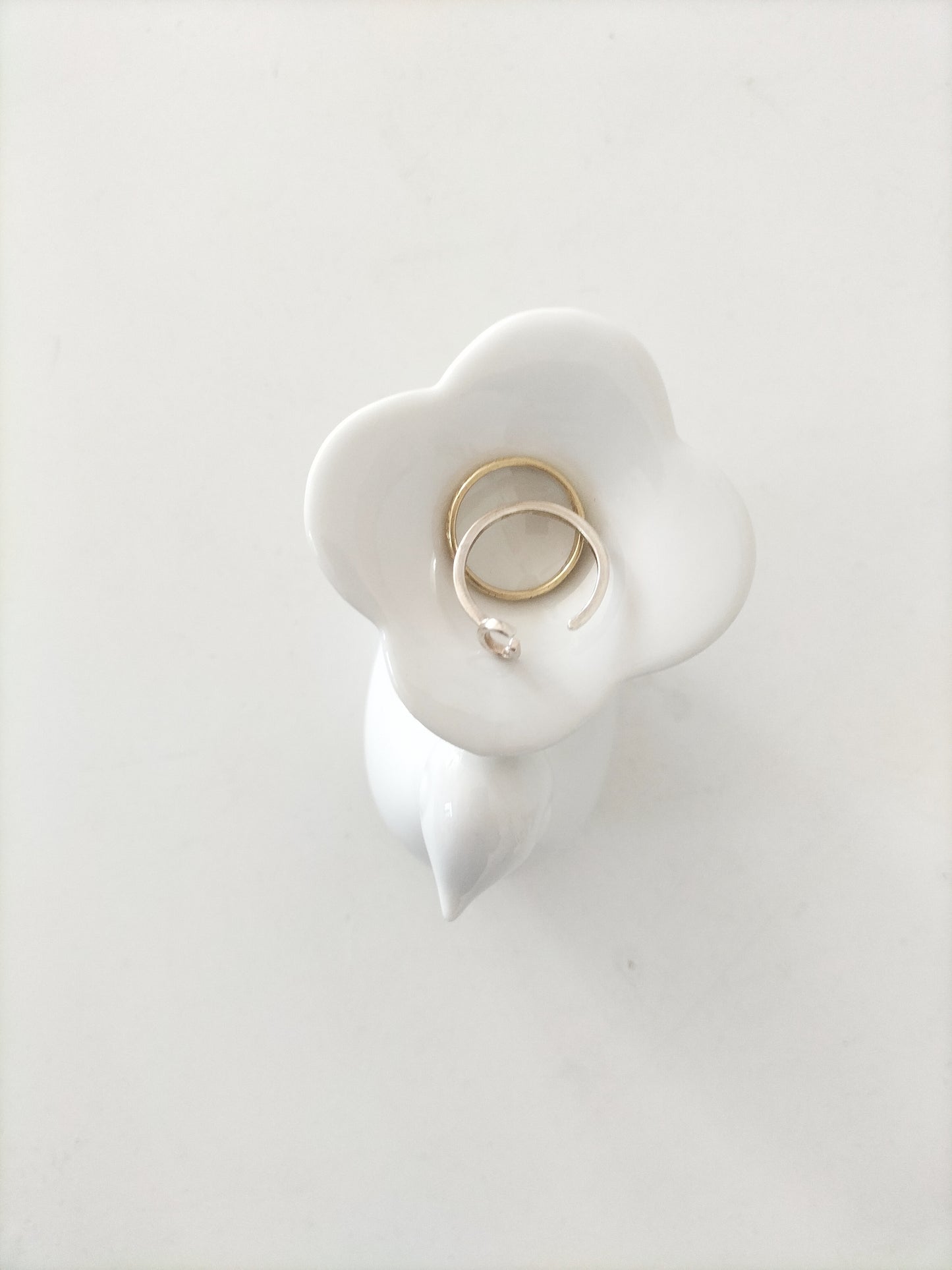 Bougeoir/ porte-bijoux colombe en porcelaine Arzberg