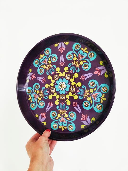 Plateau métallique Worcester Ware