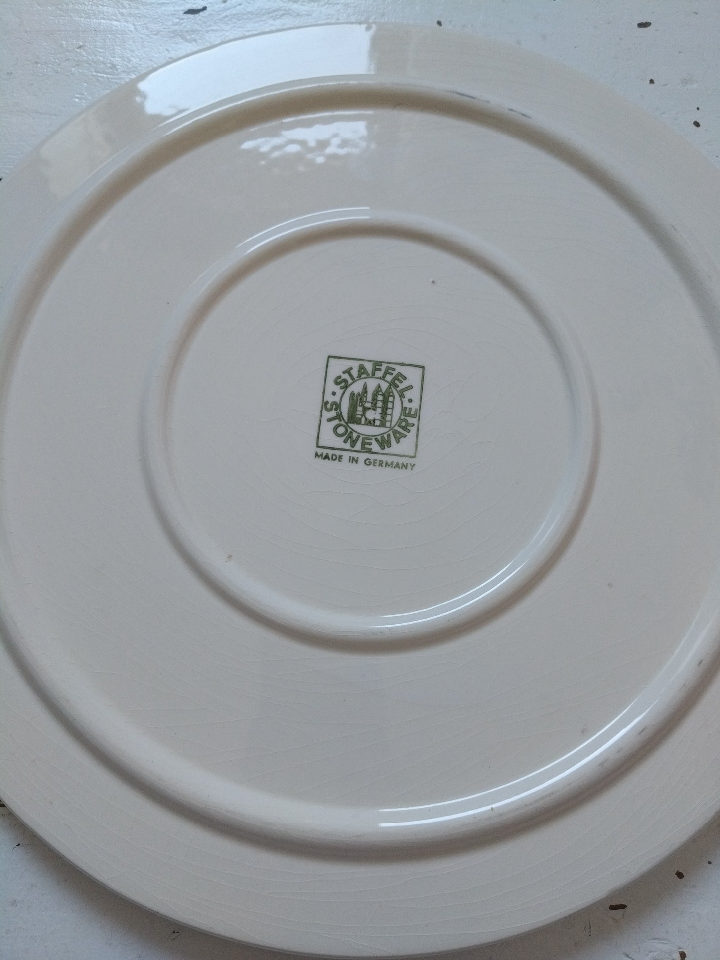 Plat à gâteau/ tarte/ service en céramique Staffel Stoneware Germany - cetaitmieuxavant