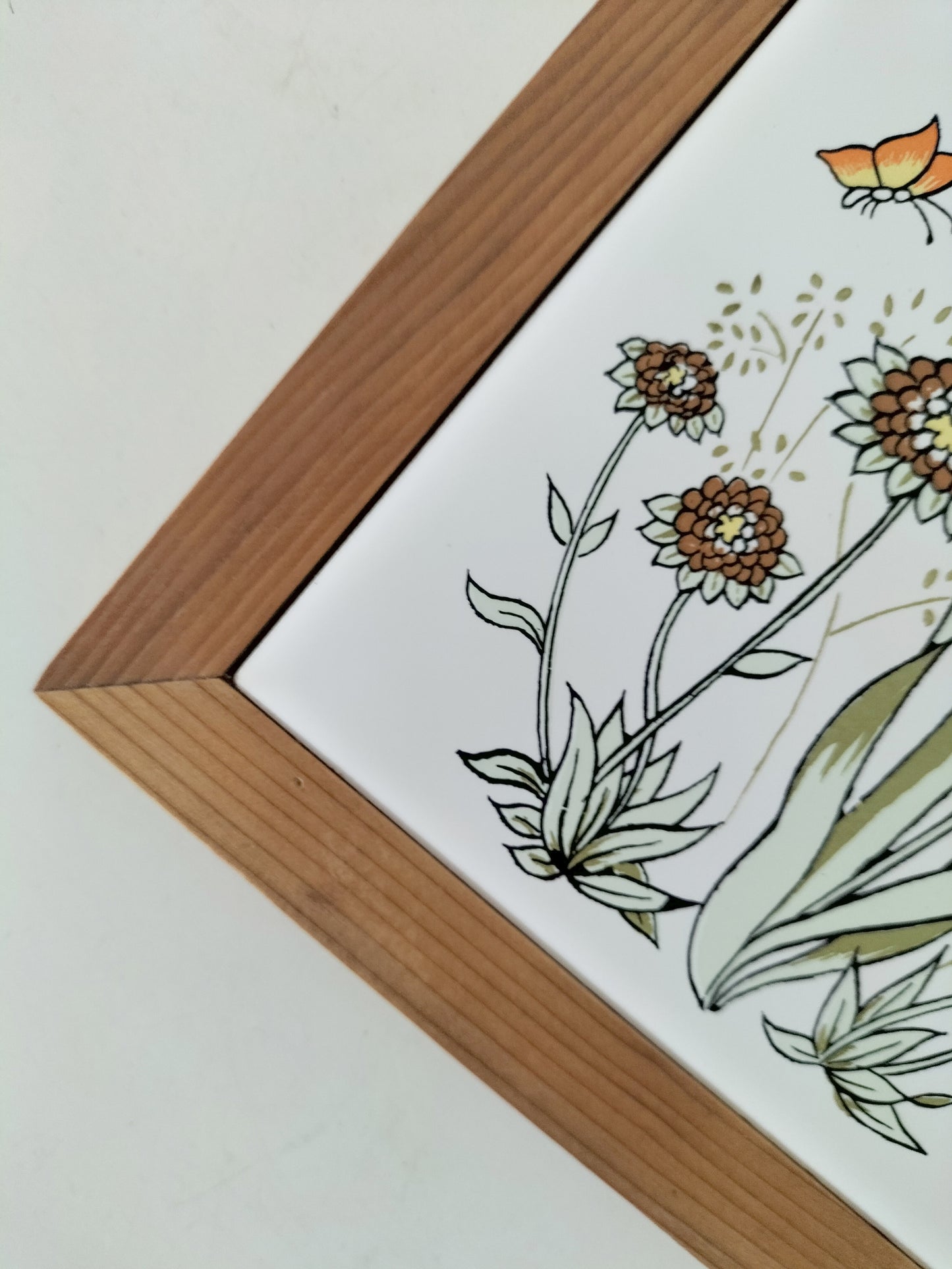 Dessous de plat mural carreau et bois