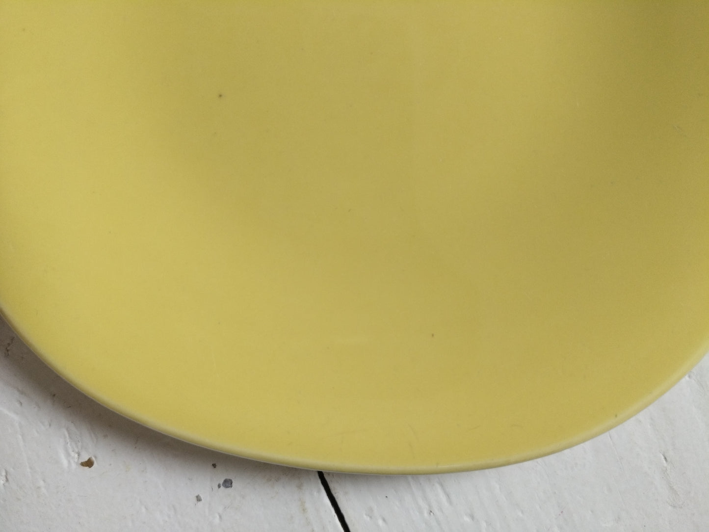 Ensemble 1 tasse verte + 1 soucoupe jaune Kéralux Boch La Louvière Miami Bicolore