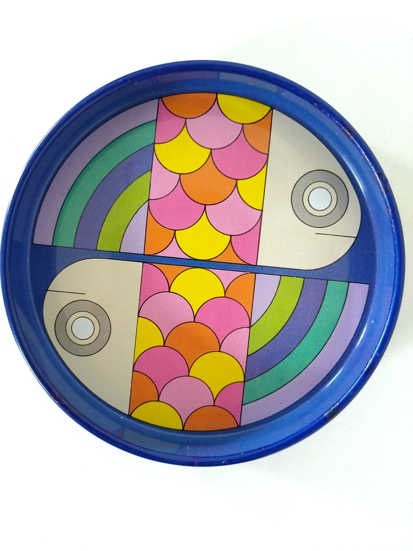 Ensemble de 3 mini plateaux/ dessous de verres/ dessous de bouteilles métallique Simel !!! priorité à Marie-Laure !!!