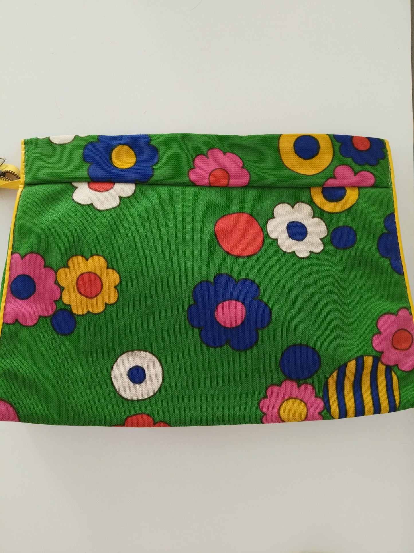 Grande trousse de toilette vintage en tissu