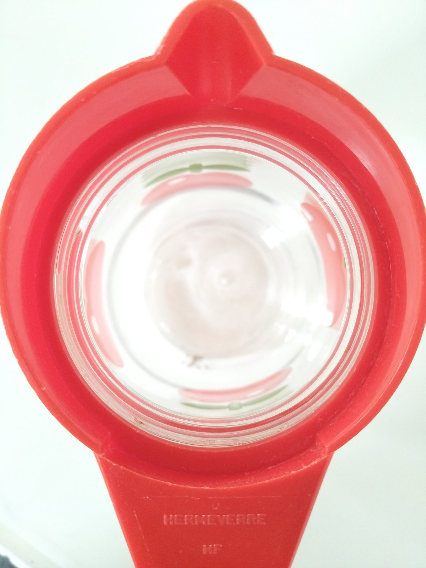Carafe pichet cruche Henkel décor pommes