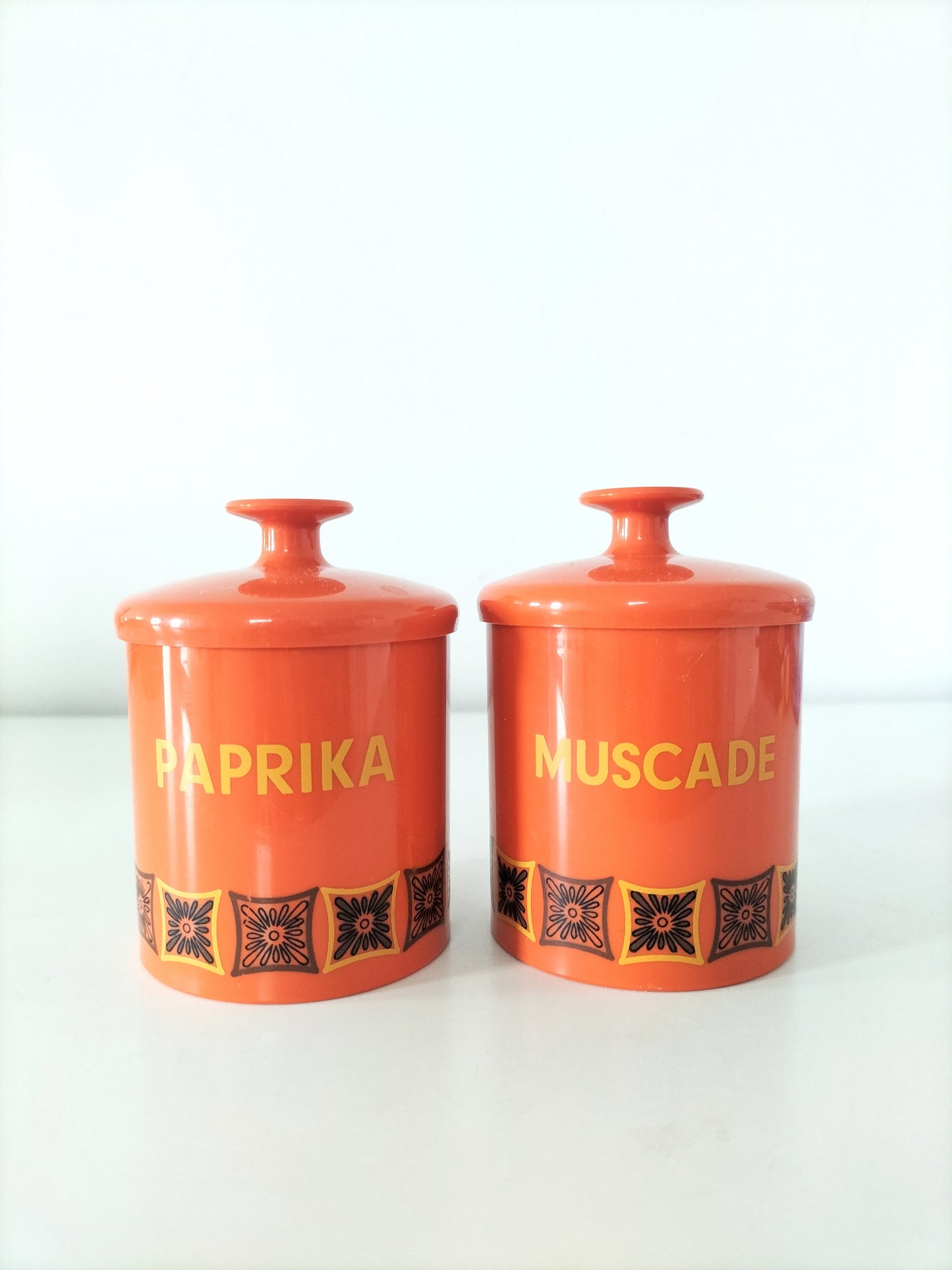 Ensemble de 2 petits pots à épices Kayser Ges.Gesch W.Germany