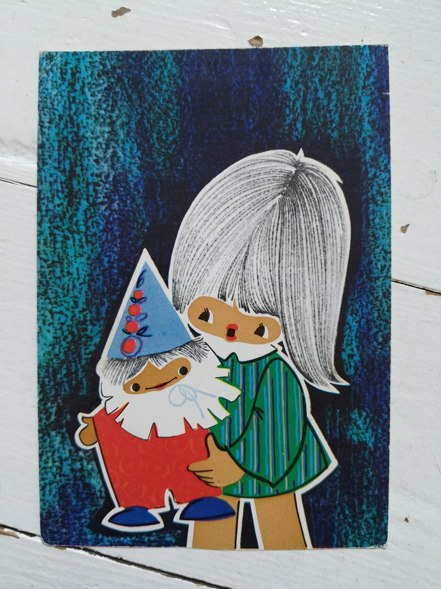 Ancienne carte postale illustration Jaklien Moerman