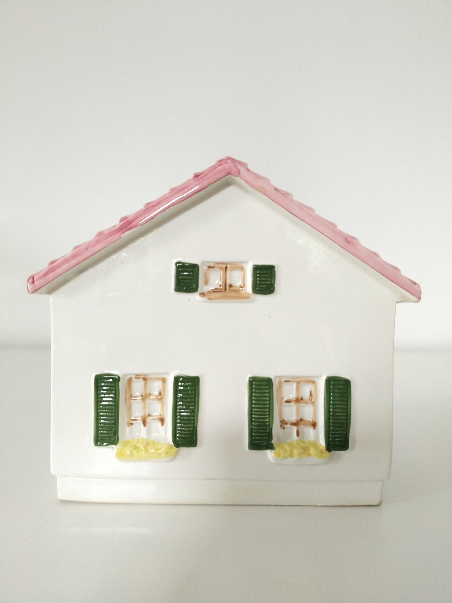 Porte-serviettes/ porte-courrier maison en céramique